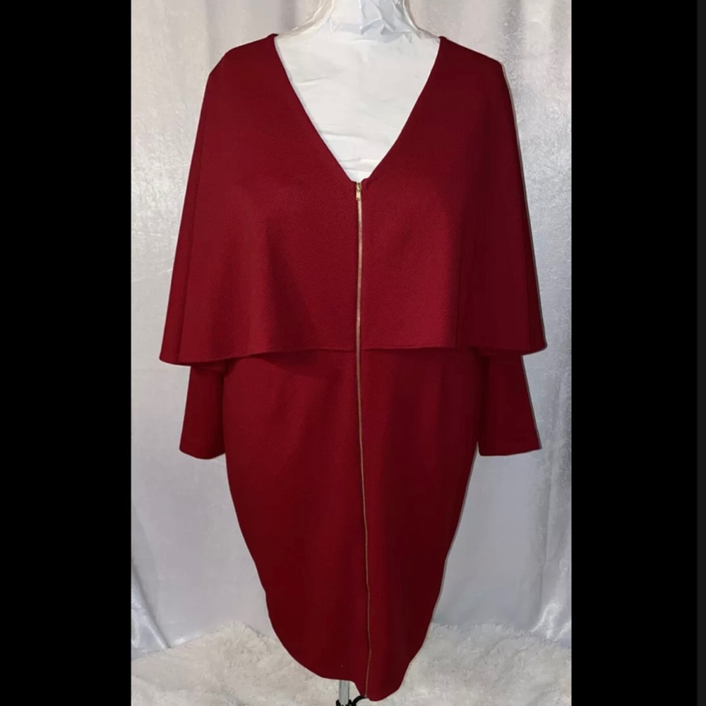 Monif C London Cape Dress